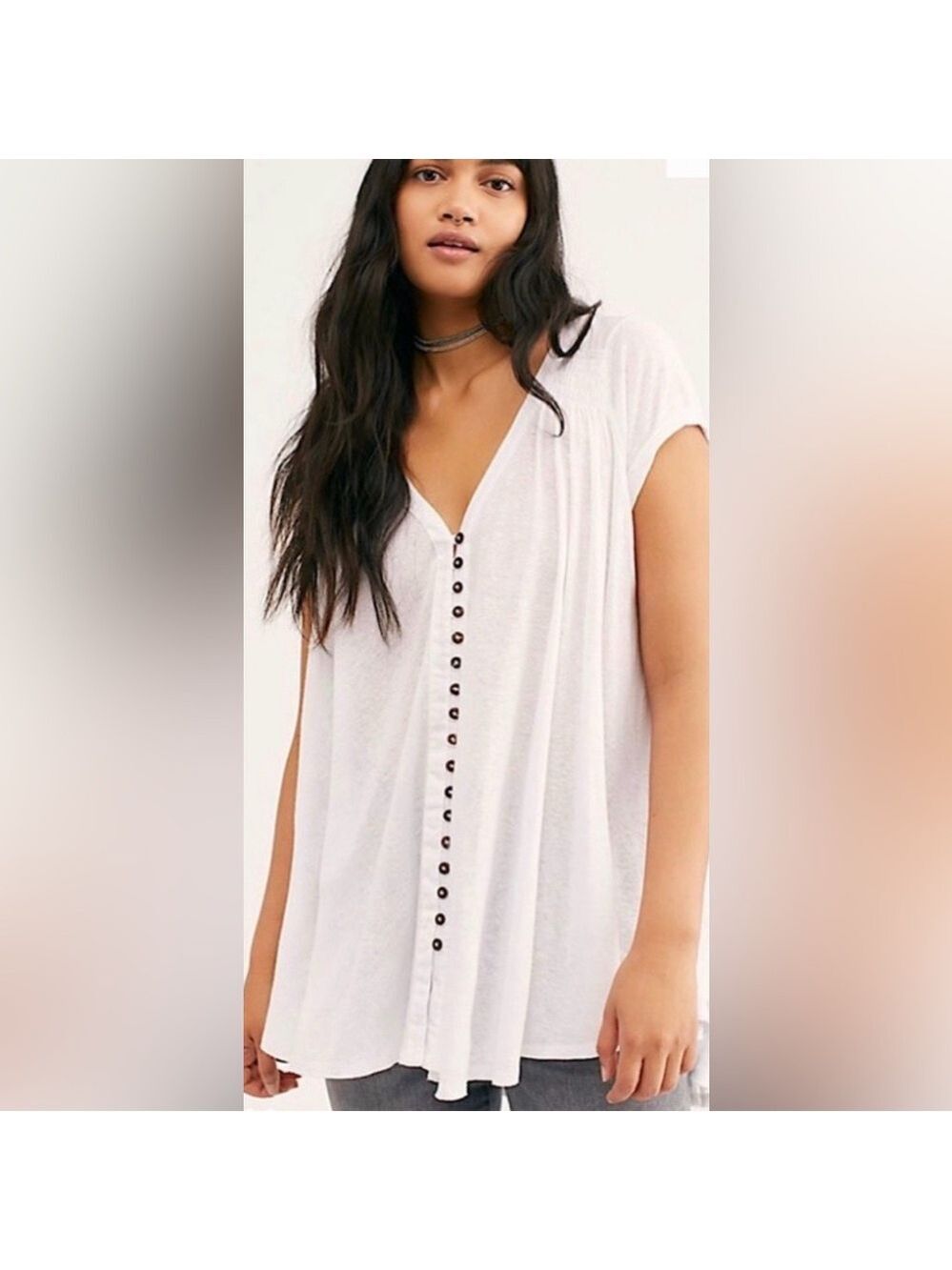 We The Free by Free People White tee - Size Medium